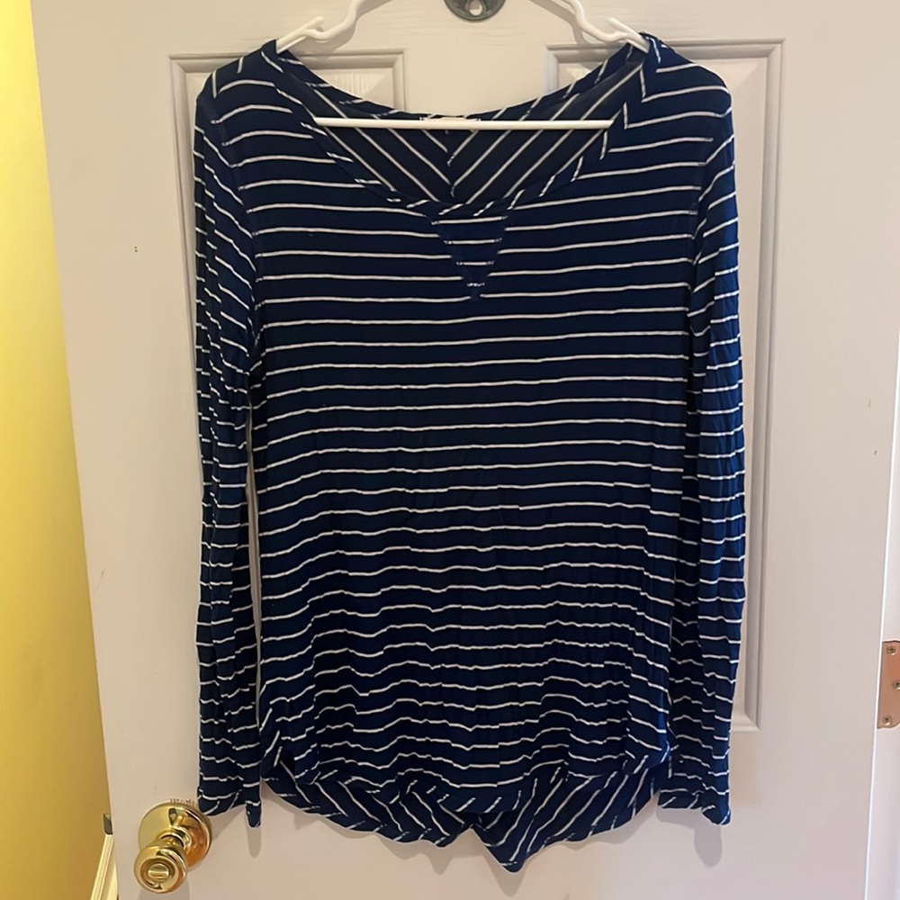 Blue Striped Long Sleeve